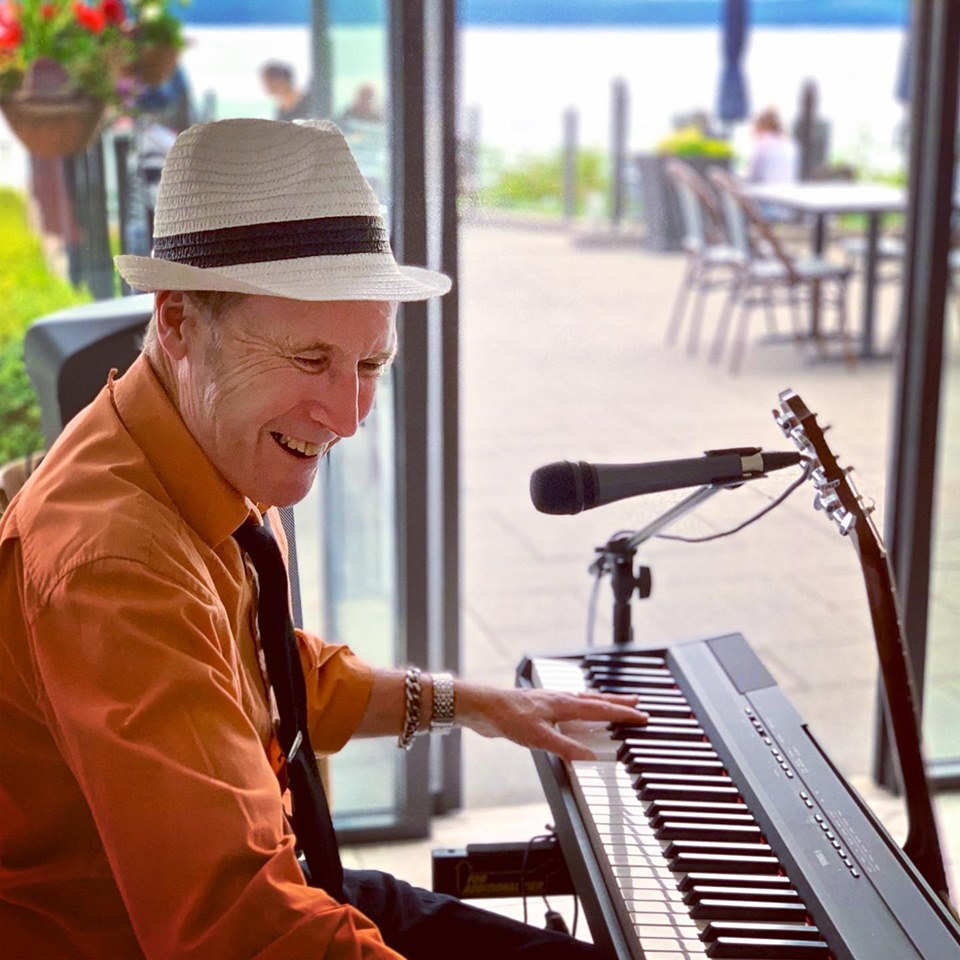 Ron at piano